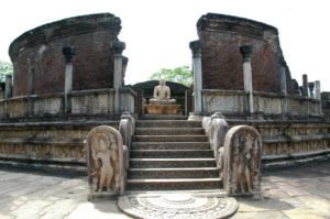 Circular Stupa House, Vatadage, Polonnaruwa, Sri Lanka