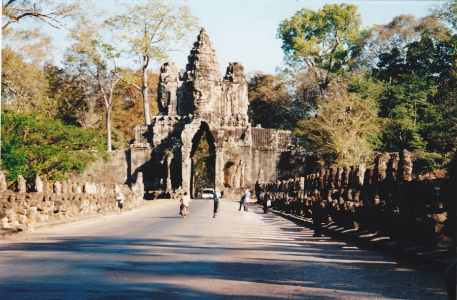 Angkor Thom, Cambodia - Naga path