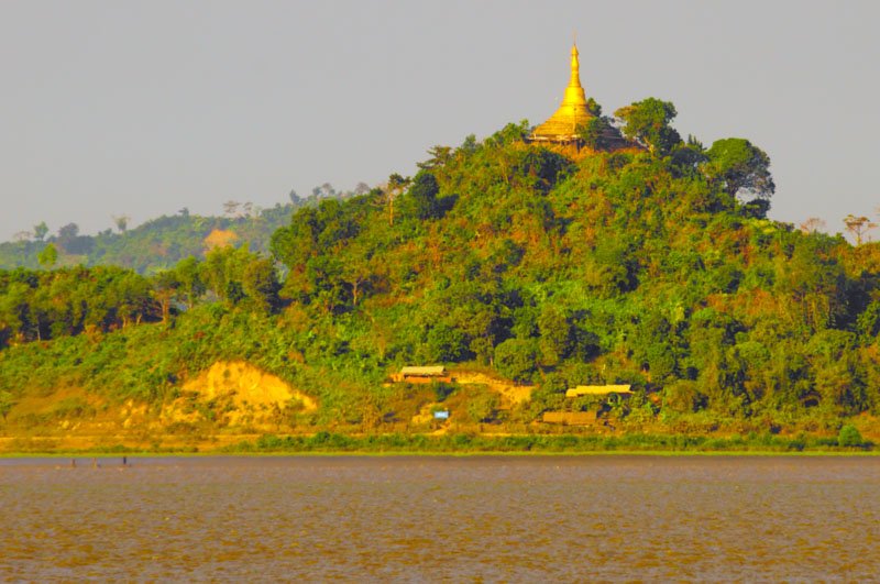 Temples and rivers, Mrauk U, Rakhine State, Myanmar