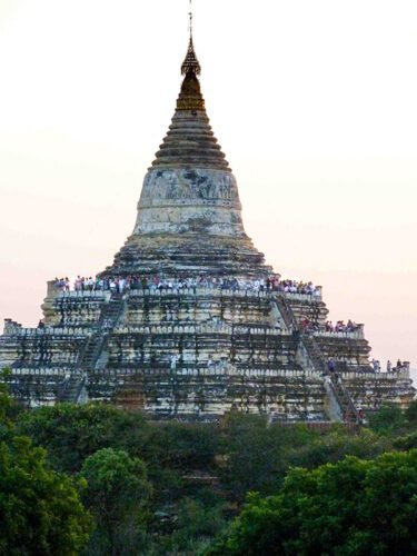 Shwesandaw Stupa, Bagan, Myanmar