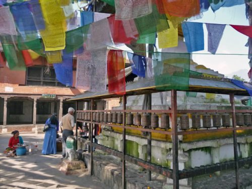 Prayer Flags, Swayambhunath, Kathmandu Valley, Nepal